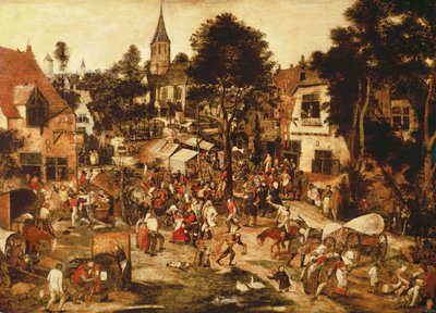 De dorpskermis door Pieter Brueghel the Younger